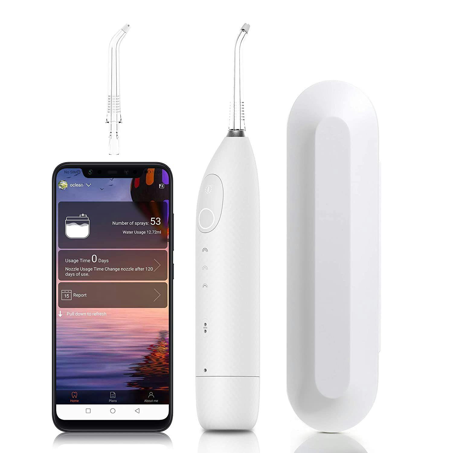 New small, smart oral irrigator designed to help with oral care on the go