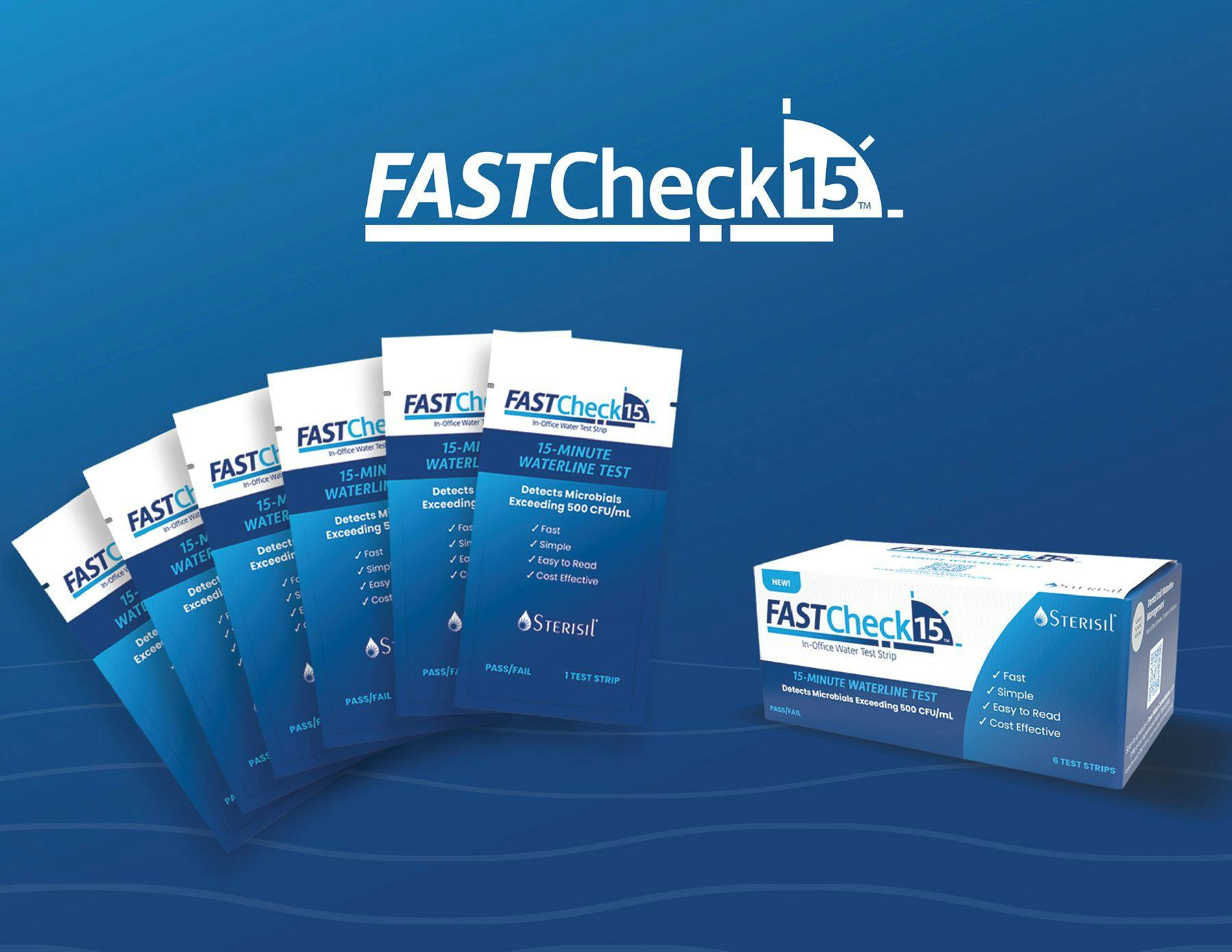New FASTCheck15 In-Office Waterline Test Delivers Rapid, Reliable Verification of Dental Waterline Safety | Image Credit: © Sterisil