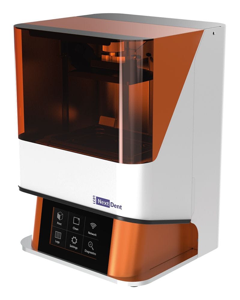 The new NextDent LCD1 3D printing platform features a smaller, easy-to-use printer designed to deliver high-quality results. 