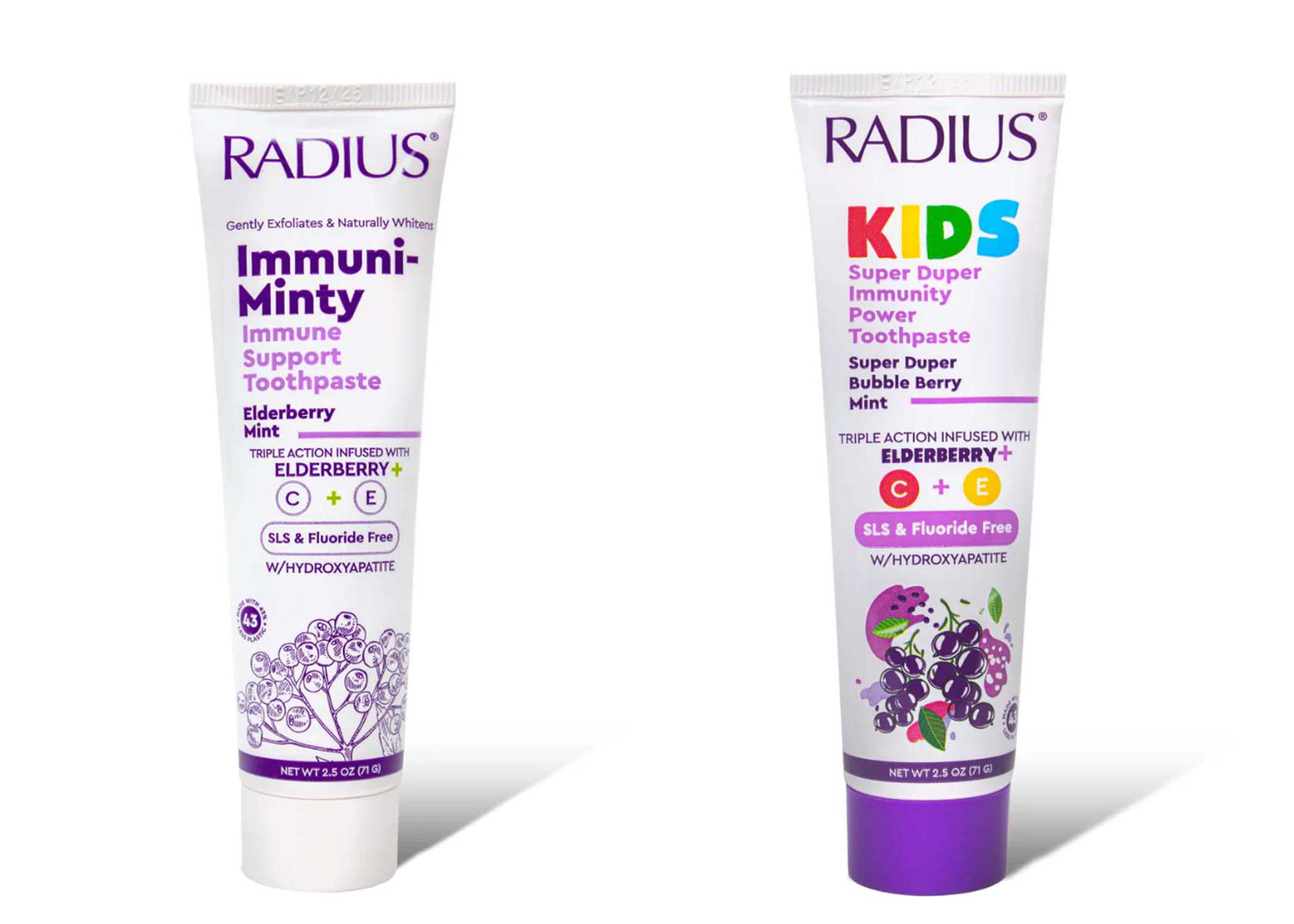 Immune Support Toothpaste Collection from RADIUS. Image credit: © RADIUS