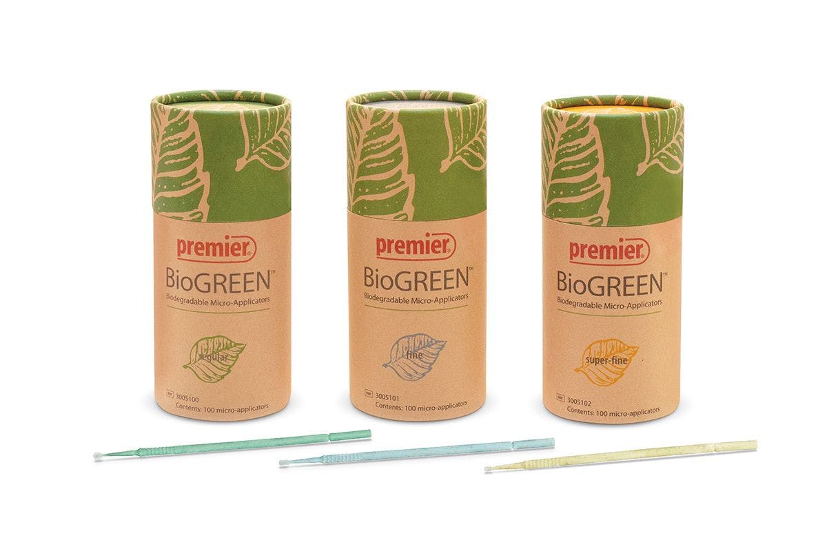 BioGREEN™ Biodegradable Micro-Applicators | Image Credit: © Premier Dental Co