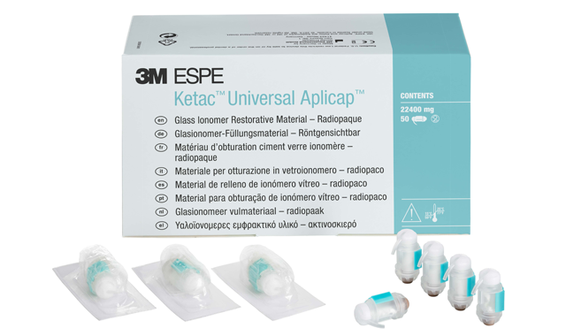 3M™ Ketac™ Universal Aplicap™ Glass Ionomer Restorative offers solutions with fewer steps