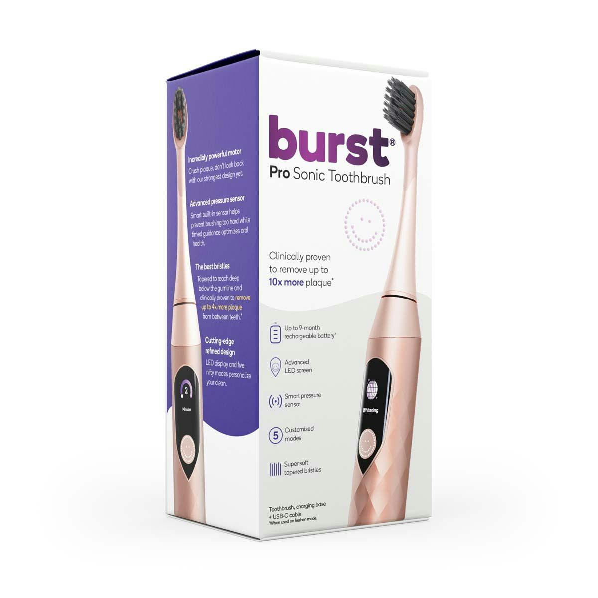 The Pro Sonic Toothbrush from BURST Oral Care | Image Credit: © BURST Oral Care 