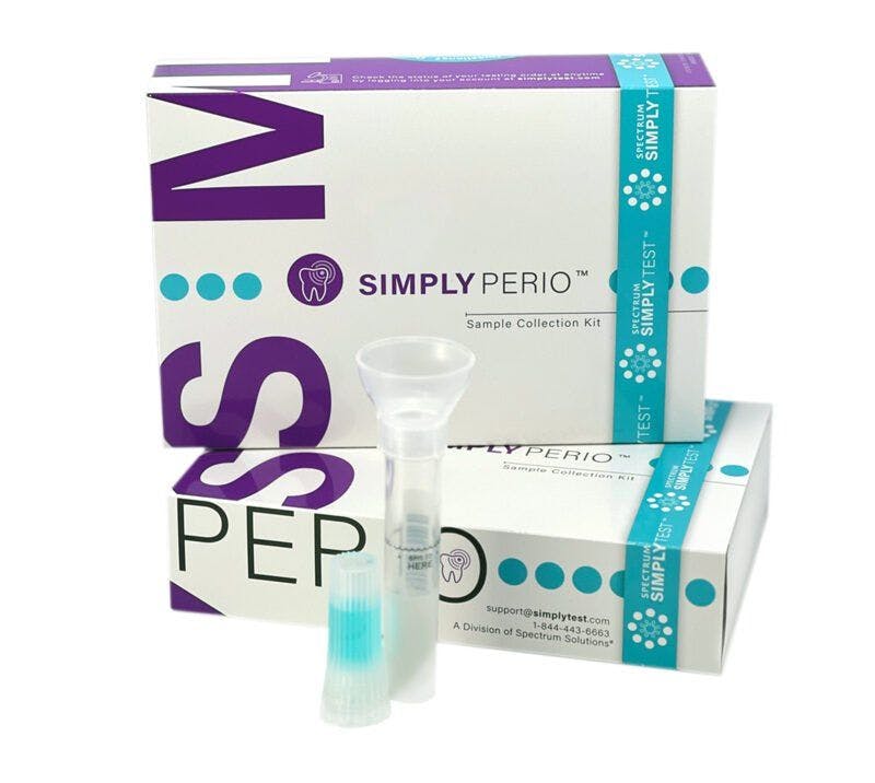The new SimplyPERIO Saliva Test Powered by SimplyTest®  | Image Credit: © Spectrum Solutions