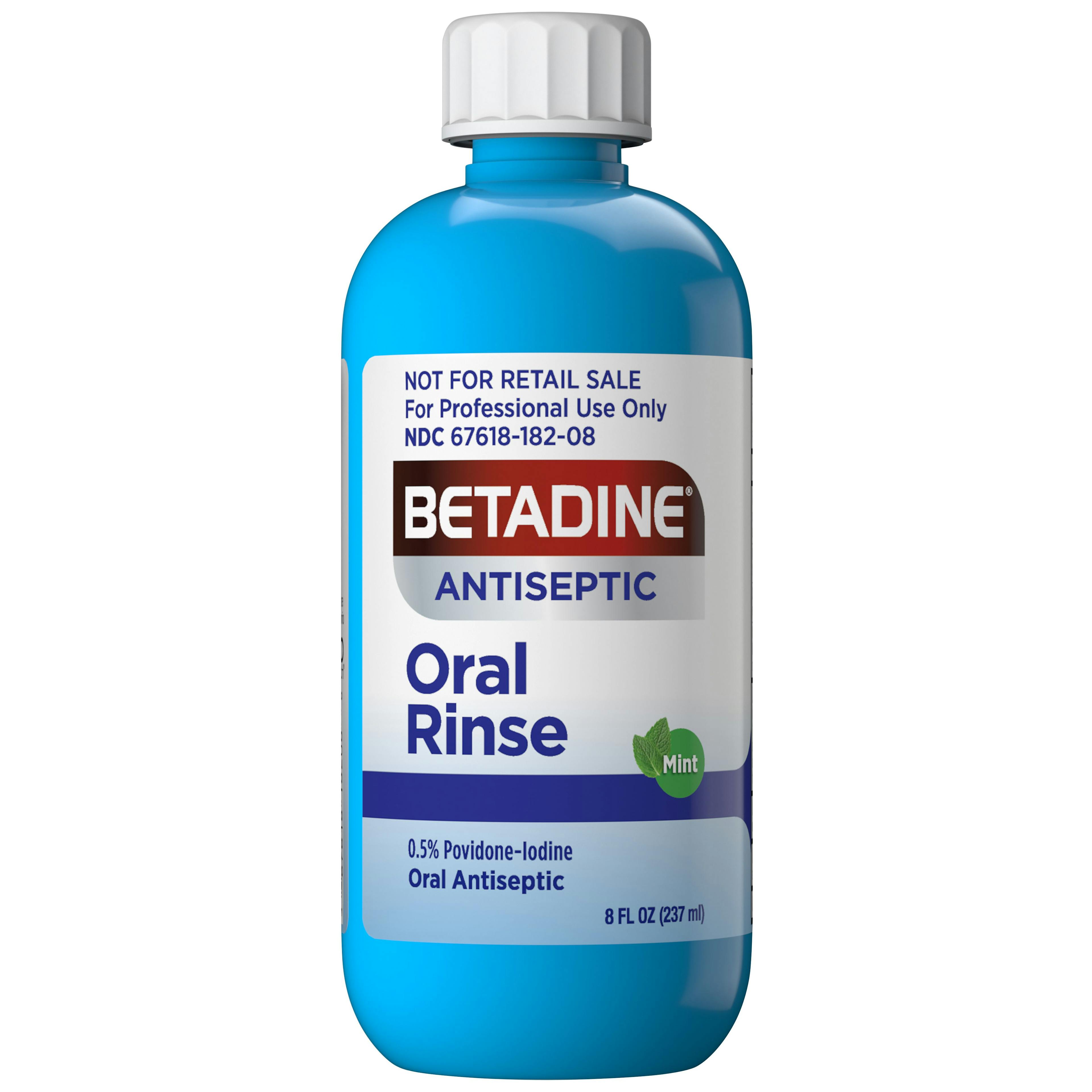 Betadine antiseptic oral rinse