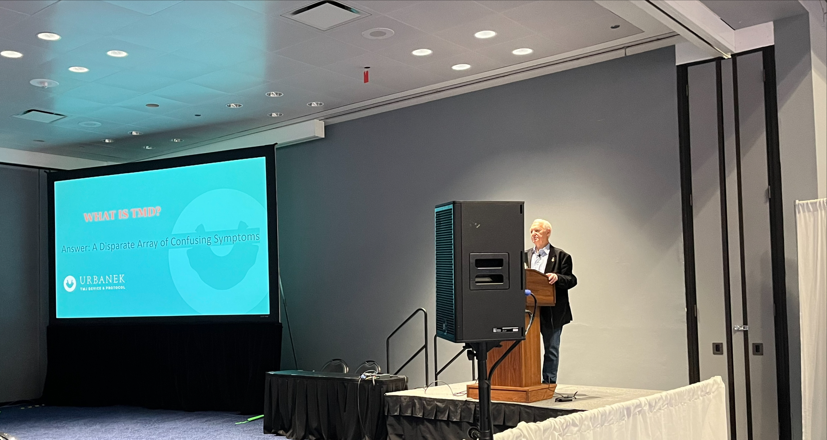 Anthony P Urbanek, DDS, MS, MD, presents at the Dental Products Report Product Solutions Center at the 2023 Greater New York Dental Meeting