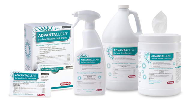 Hu-Friedy launches AdvantaClear Surface Disinfectant product line