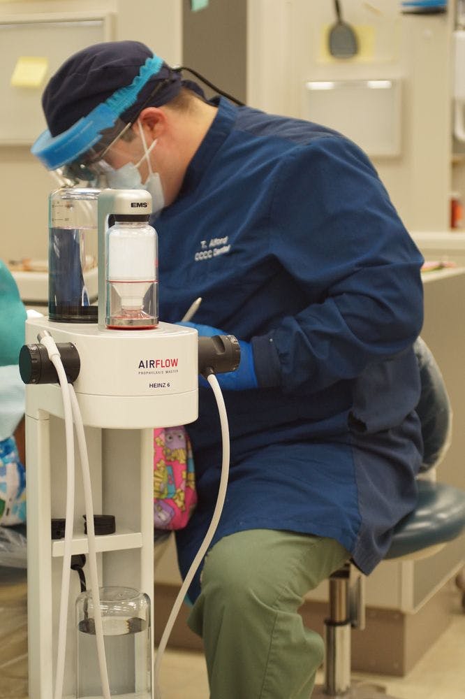 The AIRFLOW Prophylaxis Master (AFPM) in the Coastal Carolina Community College Dental Clinic