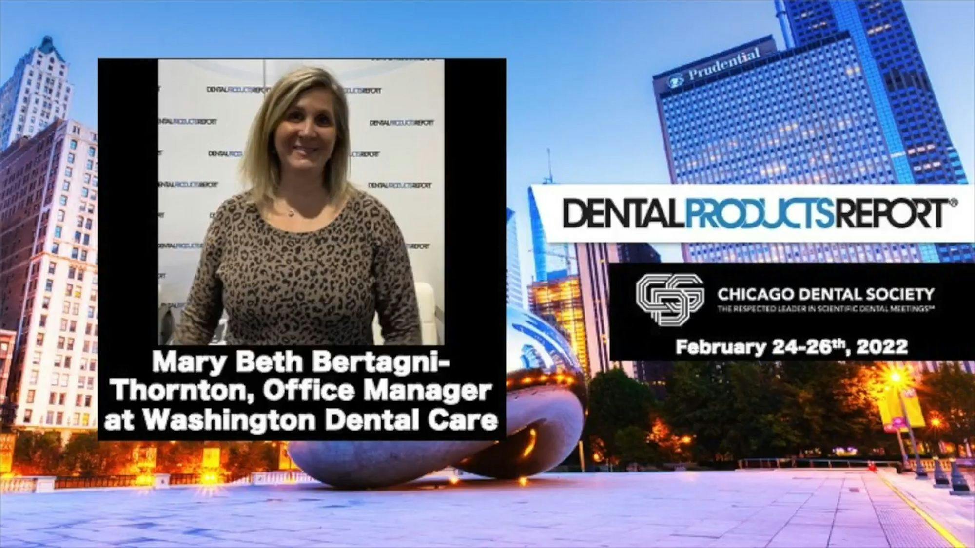 2022 Chicago Dental Society Midwinter Meeting, Interview with Mary Beth Bertagni-Thornton, Office Manager at Washington Dental Care