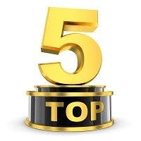 The DMD Top Five for the Week Ending August 18, 2017
