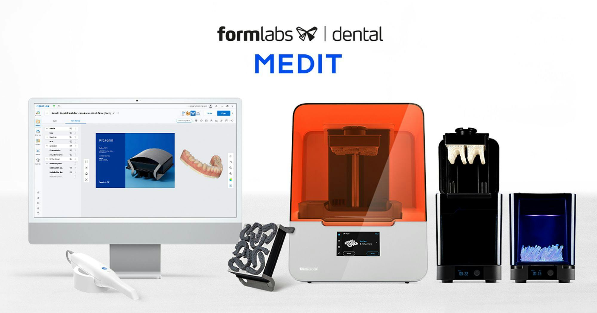 Medit and Formlabs Dental Partner for Chairside 3D Printing