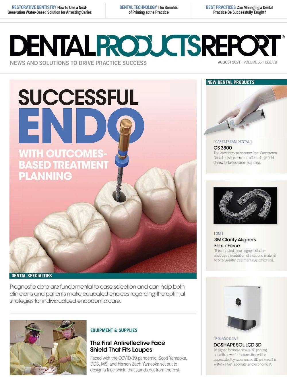 Dental Products Report August 2021 issue cover