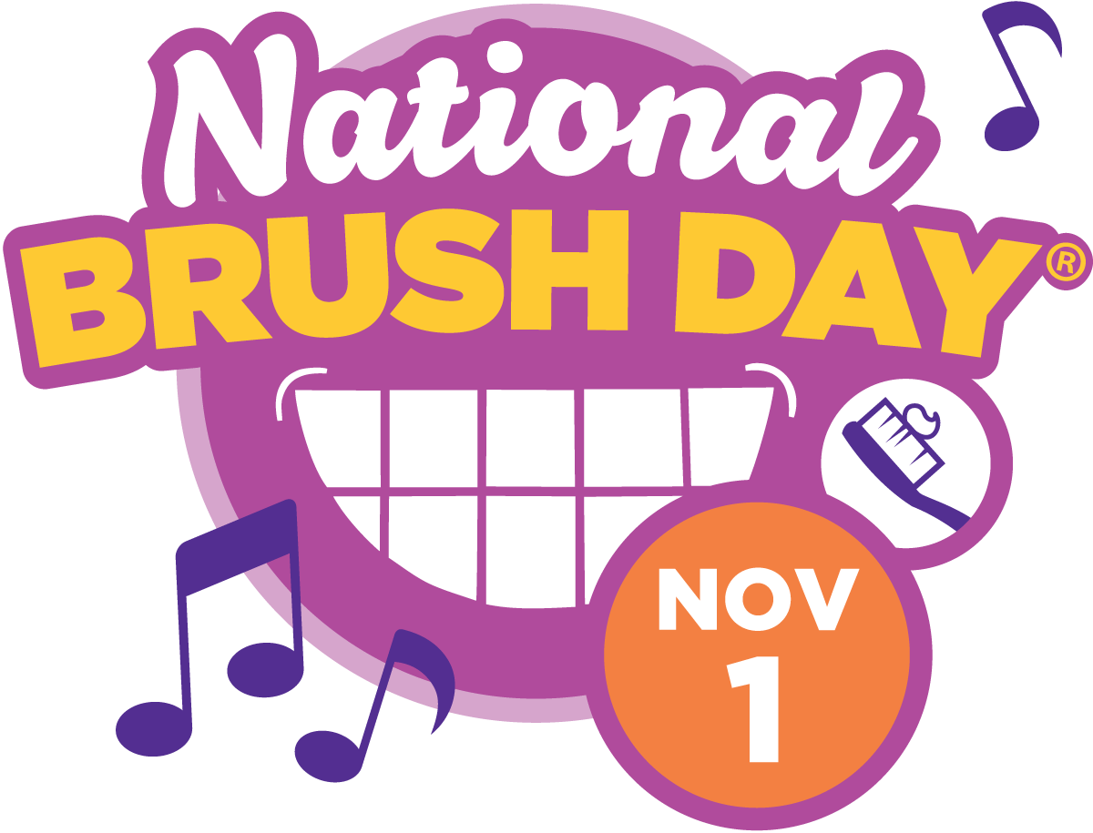 National Brush Day 2023 logo | Image Credit: © Dental Trade Alliance Foundation