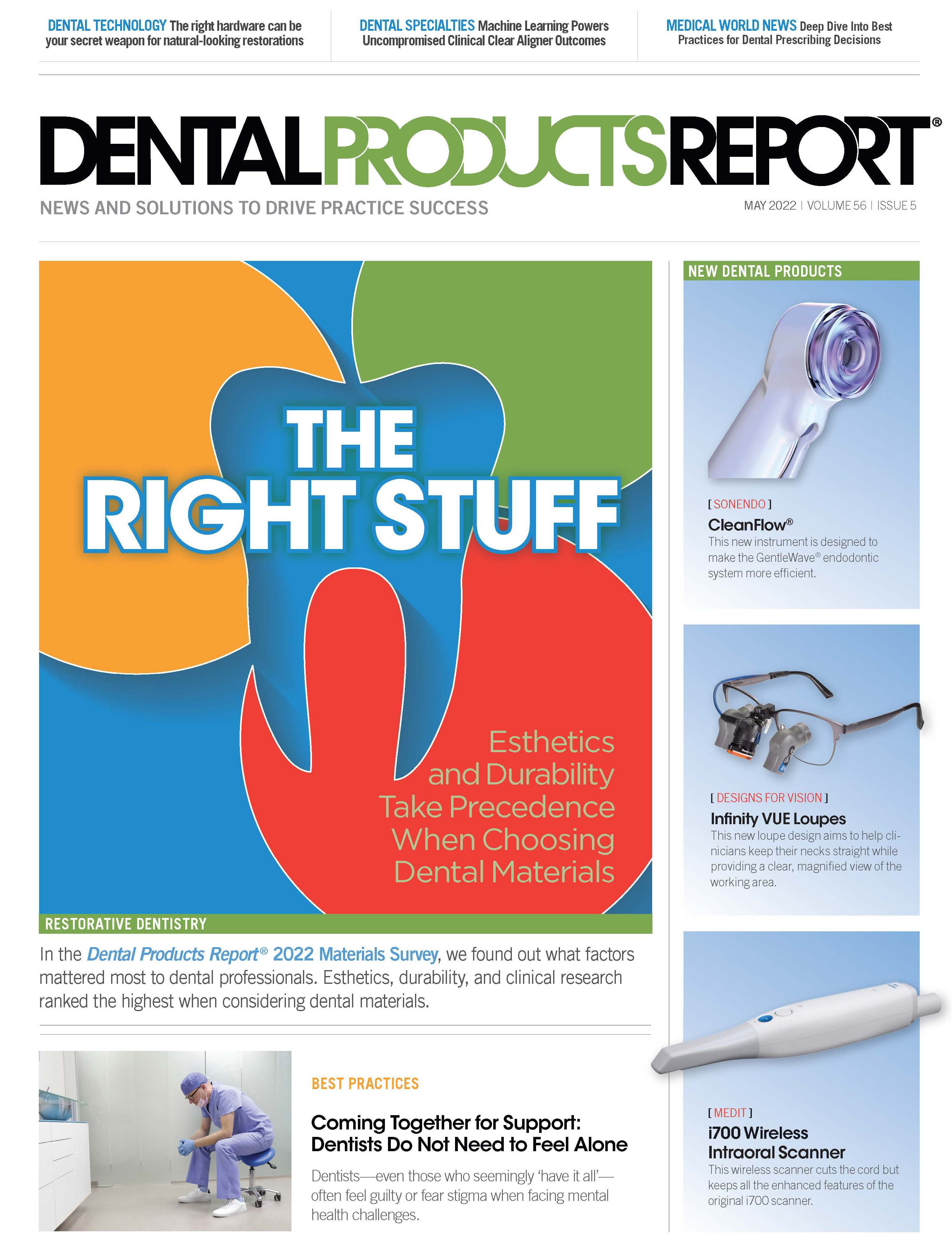 Dental Products Report May 2022 issue cover