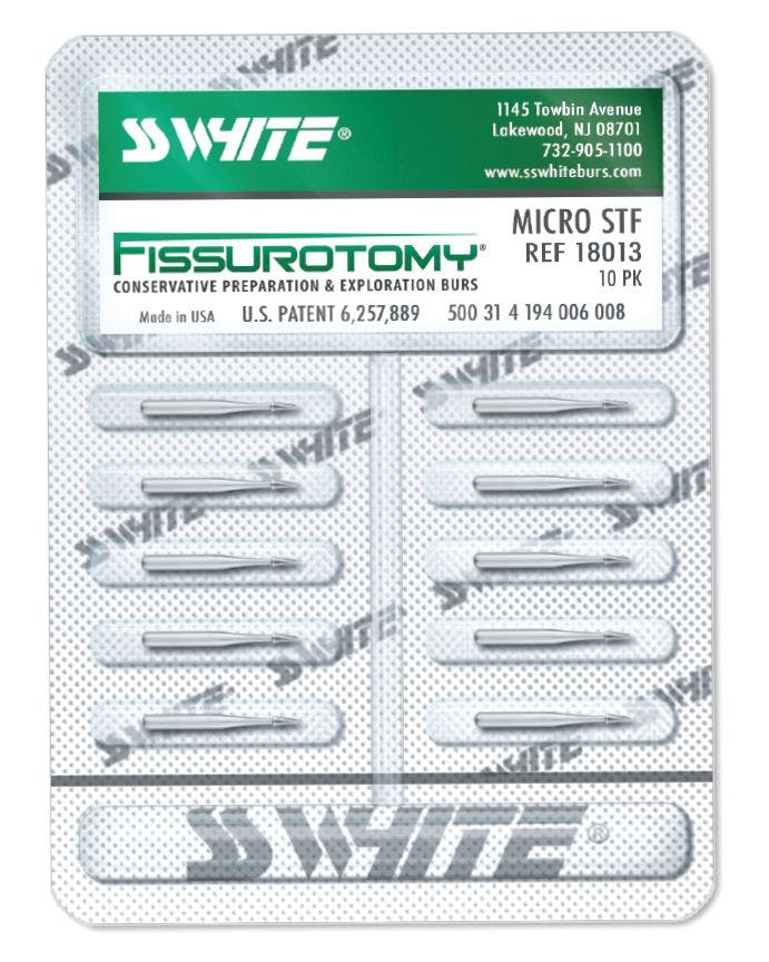 SS White Dental burs are designed to maximize tooth conservation.


