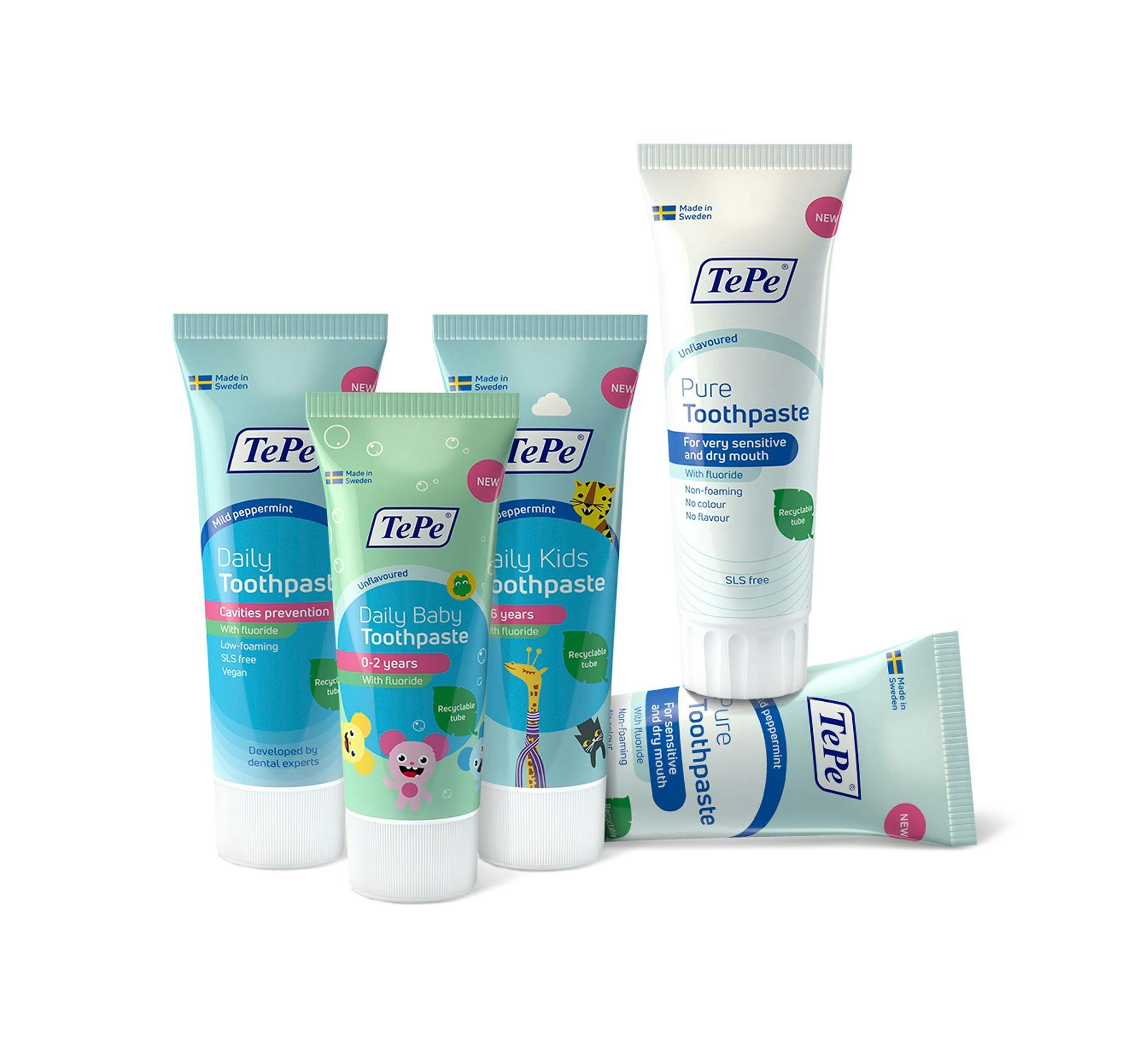 TePe Launches New Toothpaste Range for Different Oral Care Needs | Image Credit: © TePe