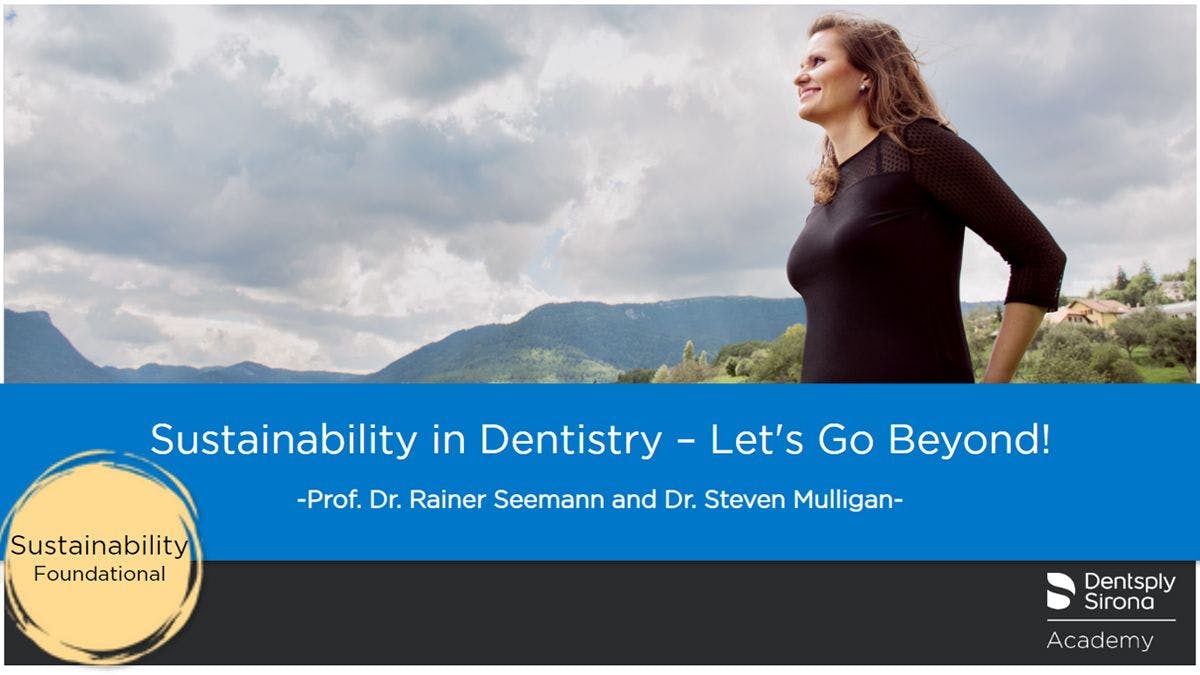 Dentsply Sirona Launches Free Sustainability in Dentistry Resource Kit. Image: © Dentsply Sirona