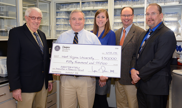 AAE Foundation and DENTSPLY award Innovation in Research Grant to West Virginia University