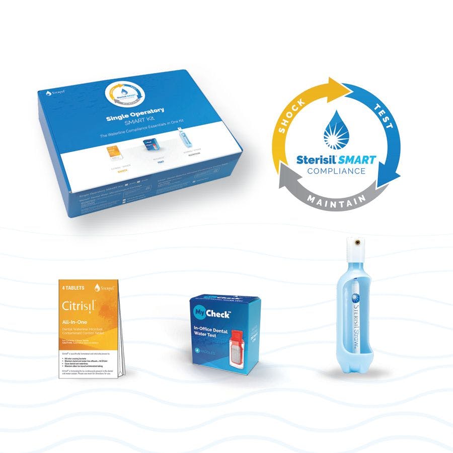 Simplifying Dental Unit Waterline Maintenance: The SMART Compliance Kit’s Path to Clean, Safe Water. Image: © Solmetex
