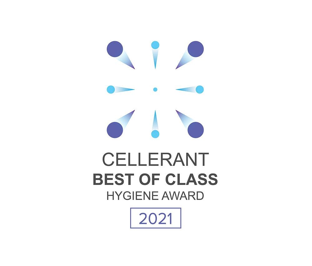 Cellerant Best of Class Hygiene Awards