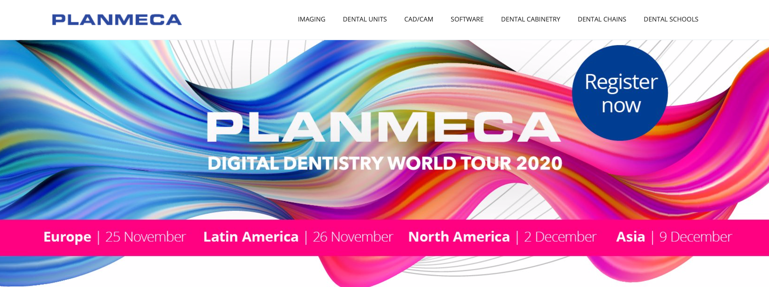 Planmeca Digital Dentistry World Tour Dec. 2 Event Going Virtual