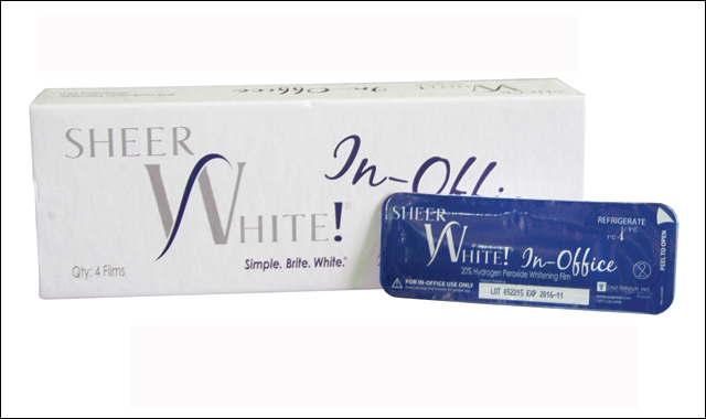 CAO Group launches world’s first in-office teeth whitening strip with one-minute chairtime