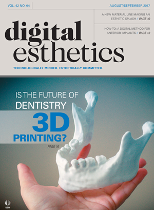 Digital Esthetics August 2017 issue cover