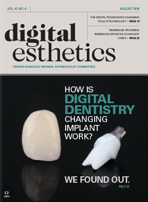 Digital Esthetics August 2016 issue cover