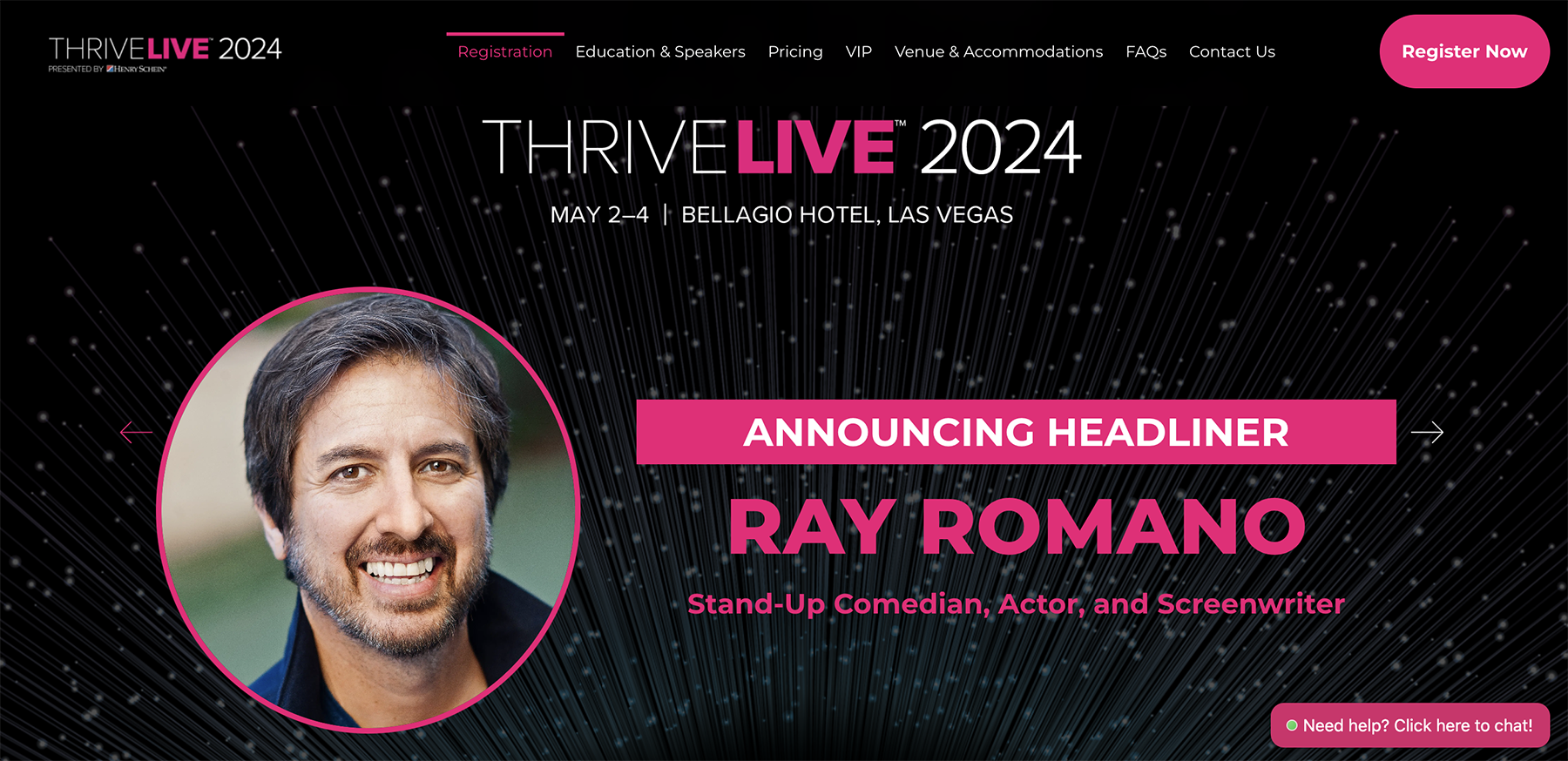 Henry Schein’s THRIVELIVE 2024 Returns to Las Vegas in May | Image Credit: © Henry Schein, Inc