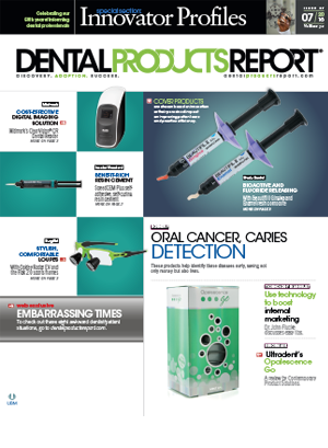 Dental Products Report July 2016 issue cover