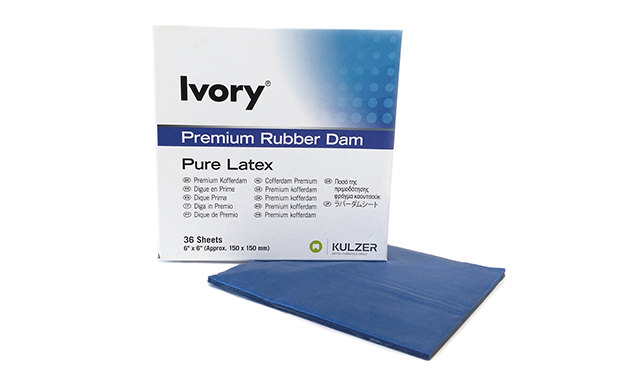 The Ivory Premium Rubber Dam from Kulzer