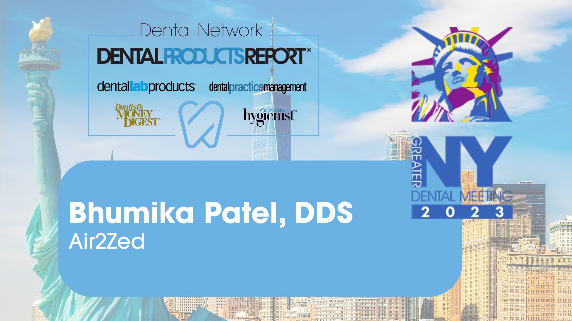 At the Greater New York Dental Meeting 2023, Dental Products Report had a chat with Bhumika Patel, DDS to discuss Air2Zed technology. [2 minutes]