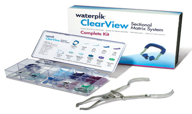 Water Pik, Inc. introduces the new Waterpik® Clearview Sectional Matrix System