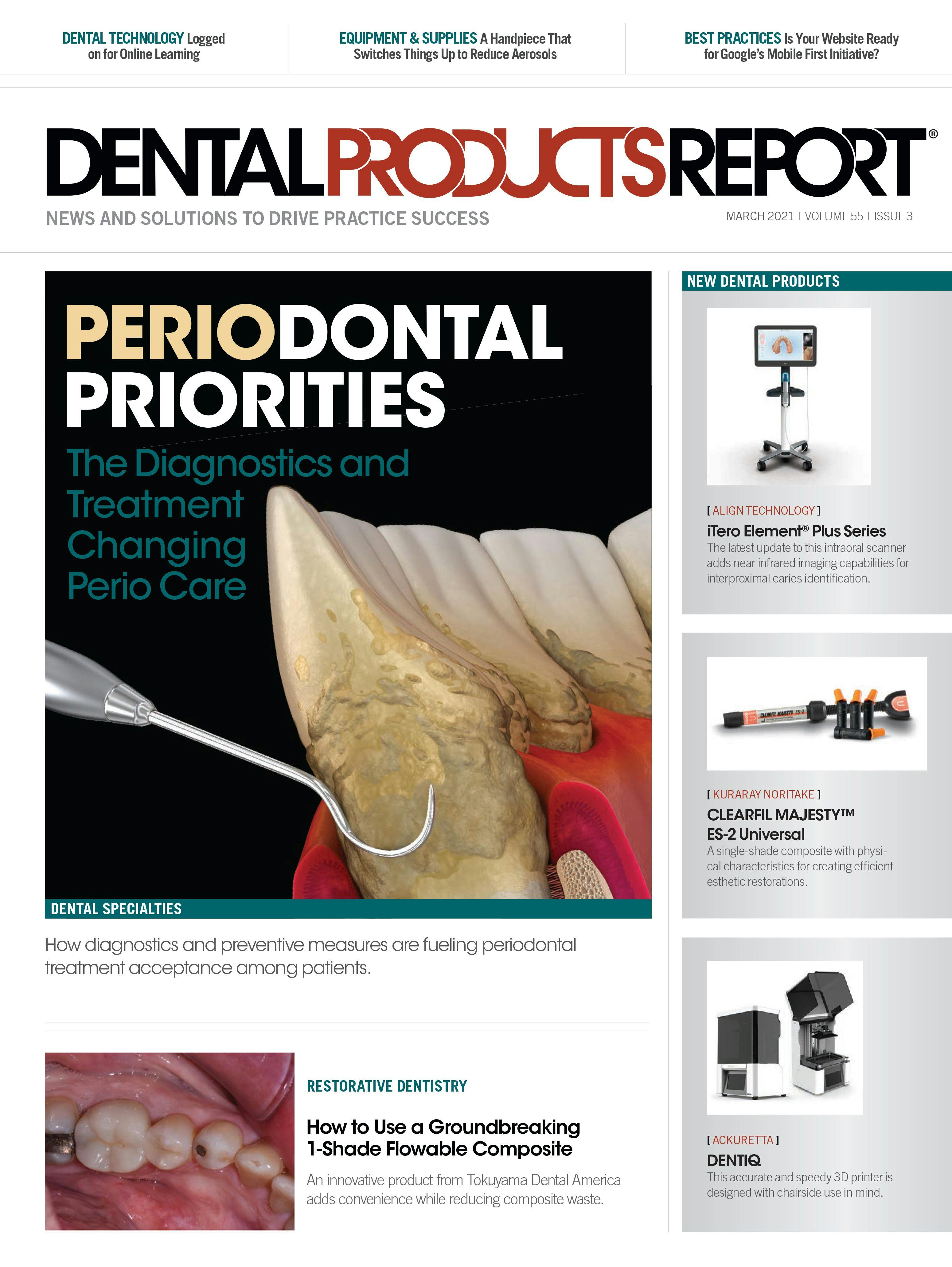 Dental Products Report March 2021 Issue Cover