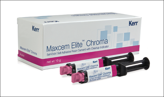 Kerr Restoratives launches Maxcem Elite Chroma
