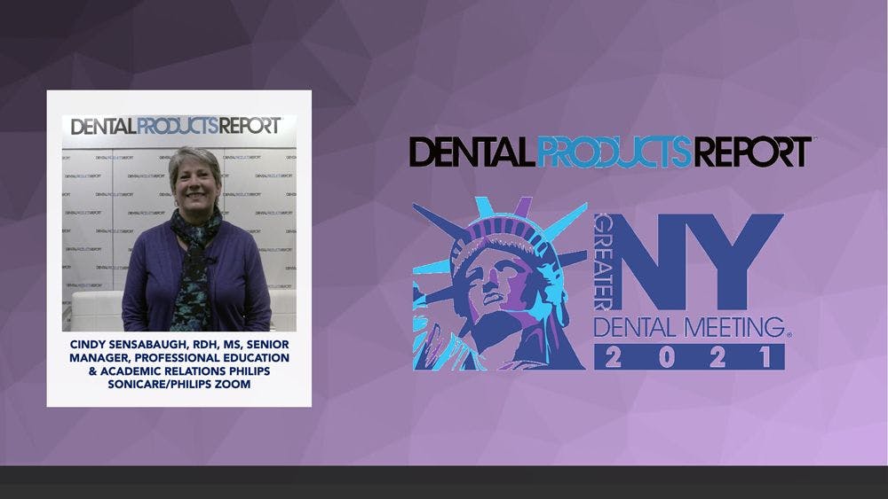 Greater New York Dental Meeting 2021 -  Interview with Philips Sr. Manager Cindy Sensabaugh, RDH, MS