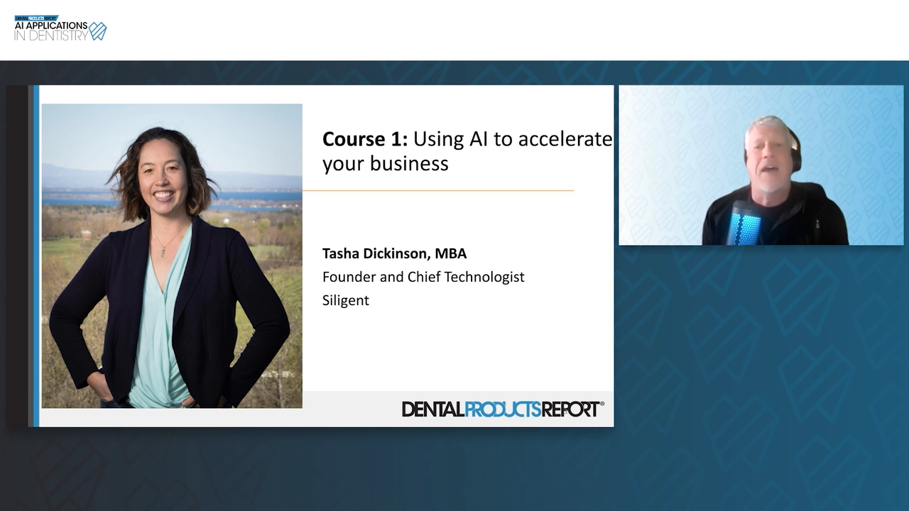 AI Applications in Dentistry – Course 1 – Using AI to Accelerate Your Business