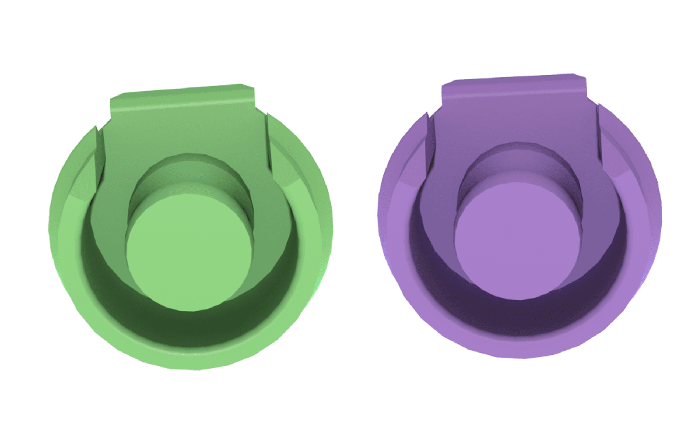 Sterngold Introduces the ERA RV Green & Purple Retentive Inserts for Partial Dentures