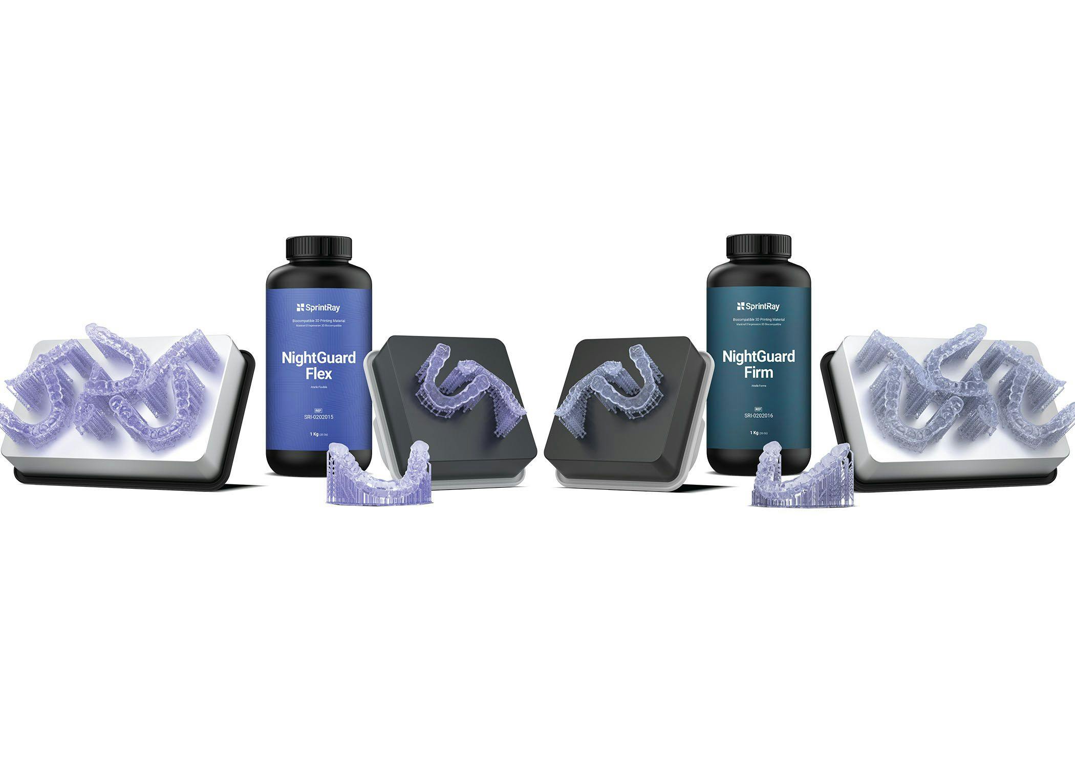 SprintRay Announces 3D Printing Resins NightGuard Flex and NightGuard Firm