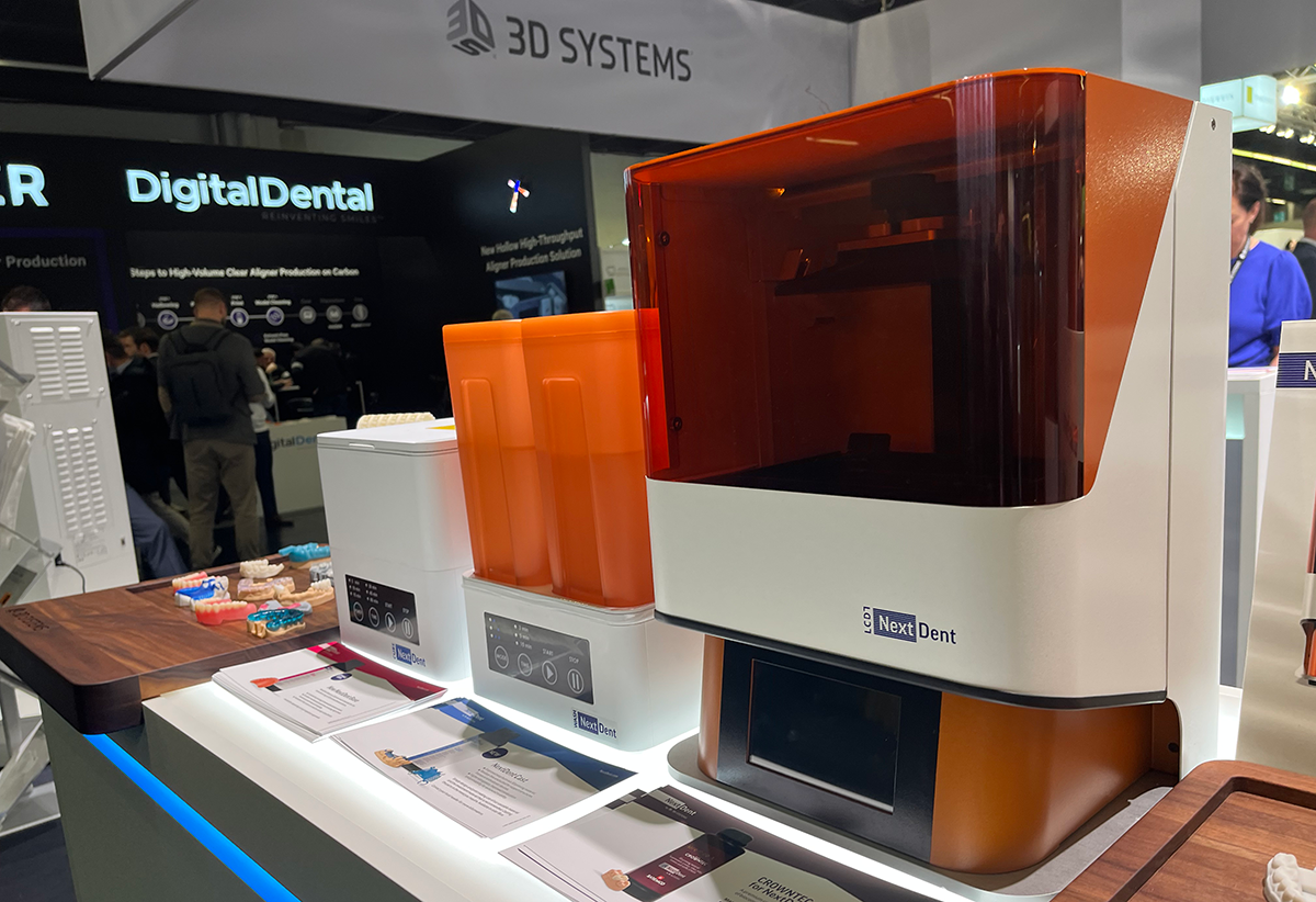 3D Systems launched its NextDent LCD1 3D printer with a small footprint to fit any lab or clinic
