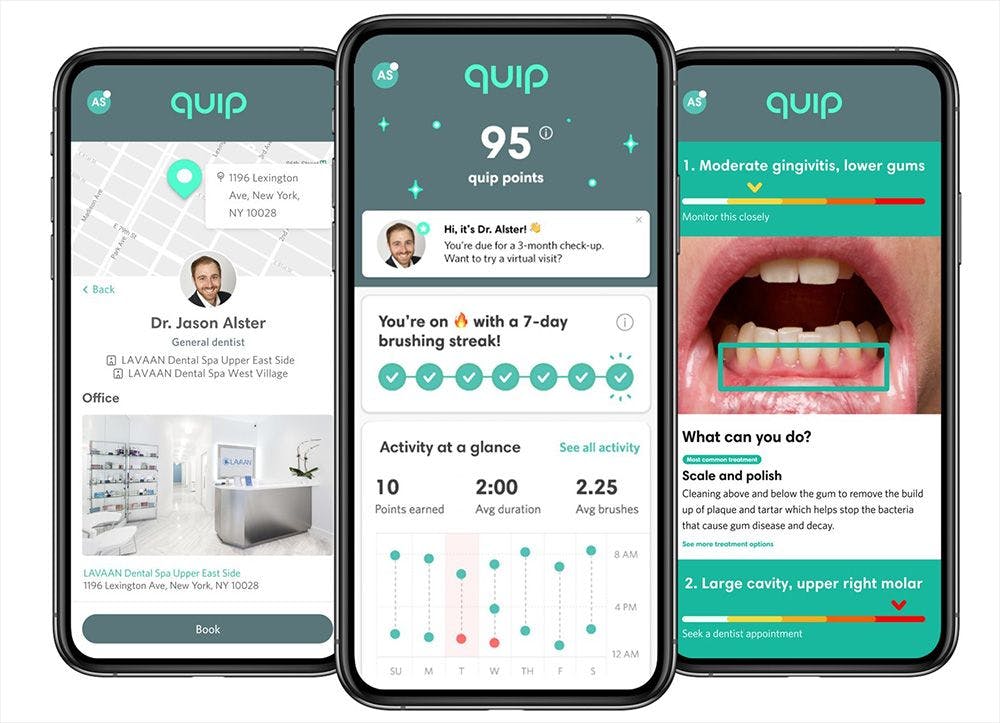 quip's app connects patients and doctors.