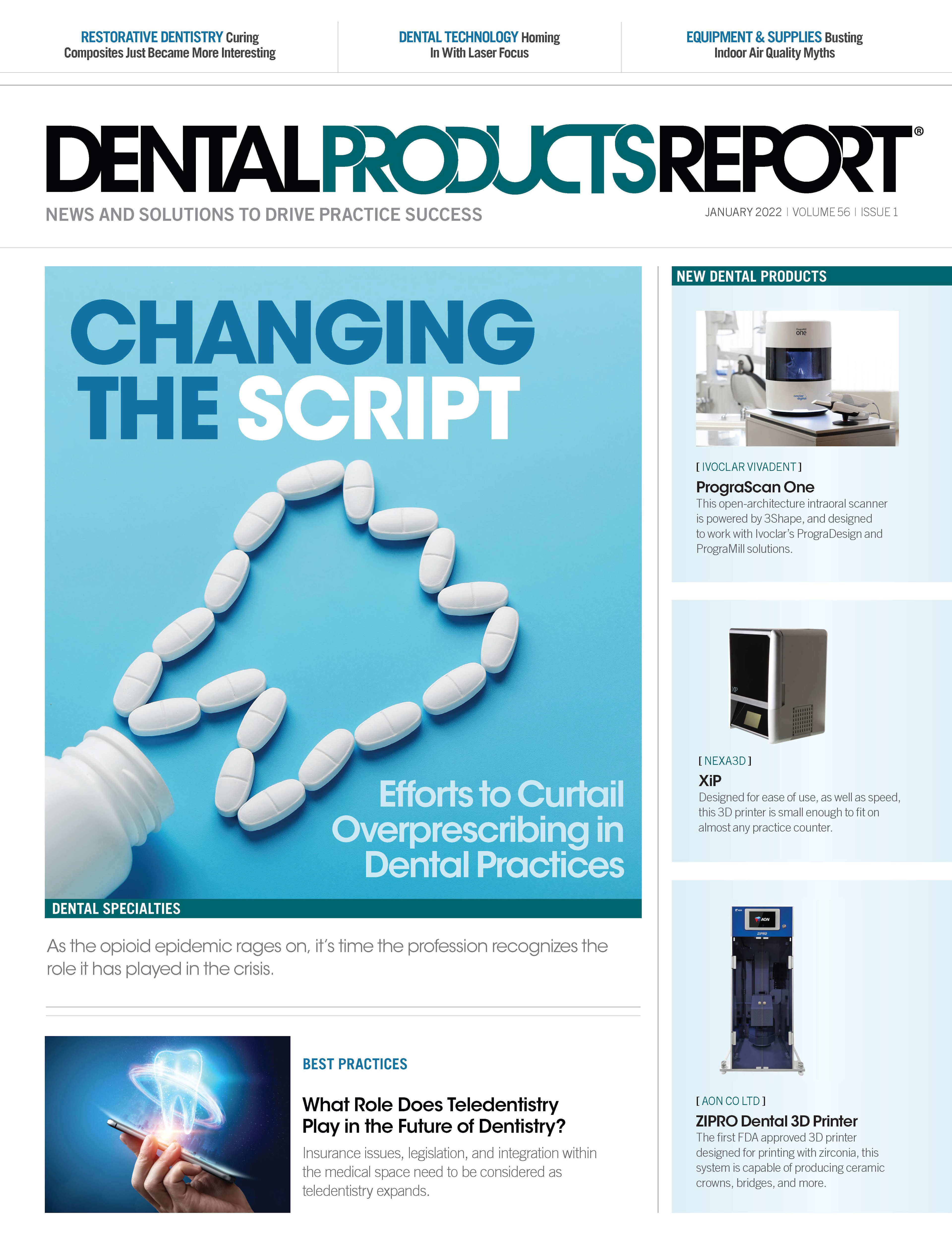 Dental Products Report January 2022 issue cover
