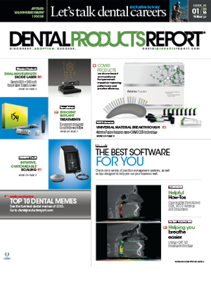Dental Products Report January 2016 issue cover