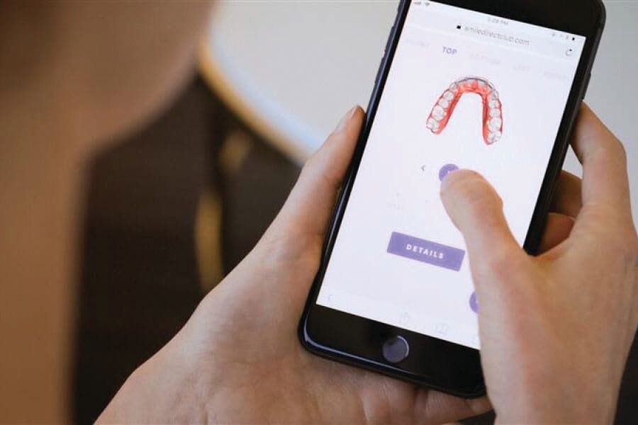 The coronavirus disease 2019 pandemic likely moved the industry to adopting virtual platforms, such as SmileDirectClub’s Telehealth mobile app.