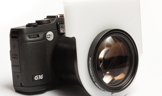 PhotoMed G16 Digital Dental Camera designed for frame and focus simplicity