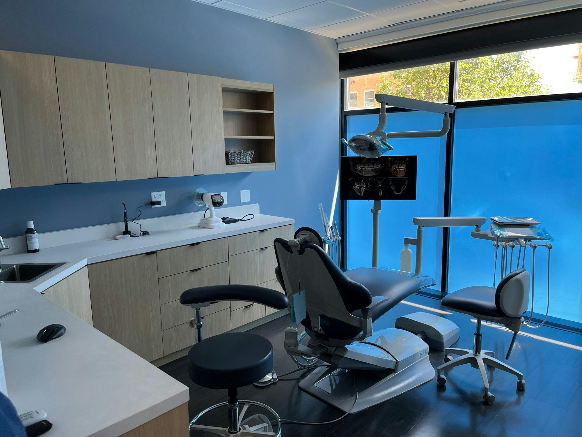 Inside an operatory at the TAG Oral Care Center for Excellence. 