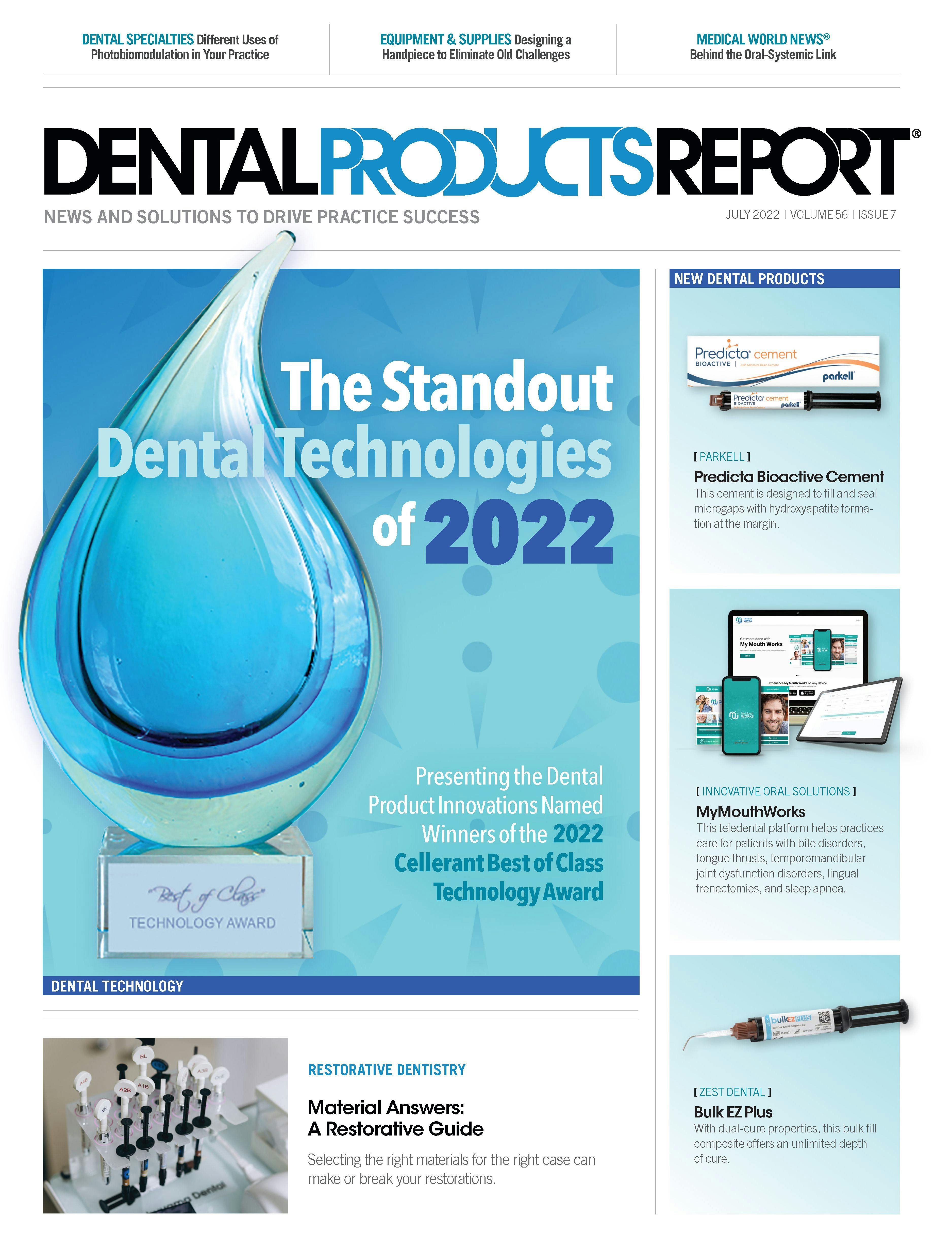 Dental Products Report July 2022 Issue Cover