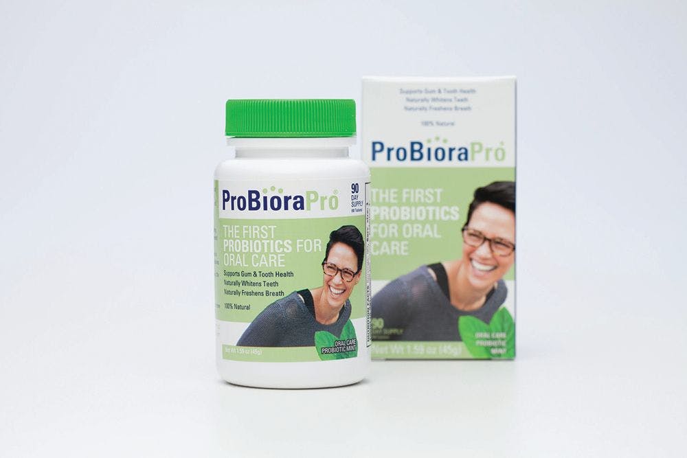 ProBioraPro Health® lozenges contain a proprietary combination of strains of 3 beneficial bacteria