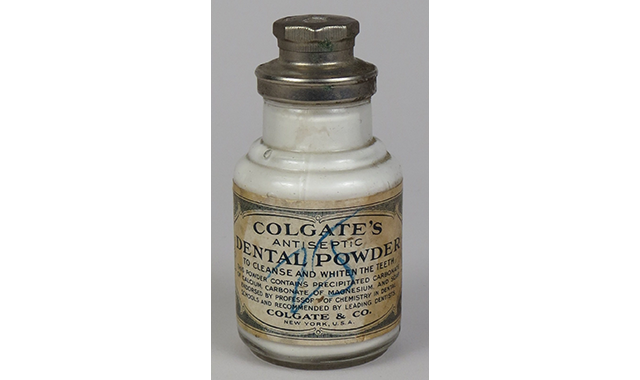 Colgate's Antiseptic Dental Powder circa 1873. (Image credit: National Museum of American History)