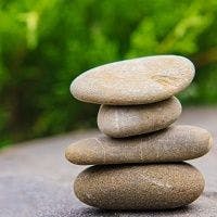 Four stones, calm, personal finance, investing